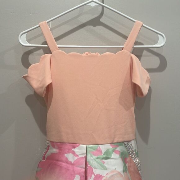 Speechless Girls Off The Shoulder Style Formal Gown Size 12 - Picture 2 of 4